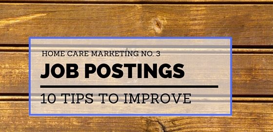 improve caregiver job postings