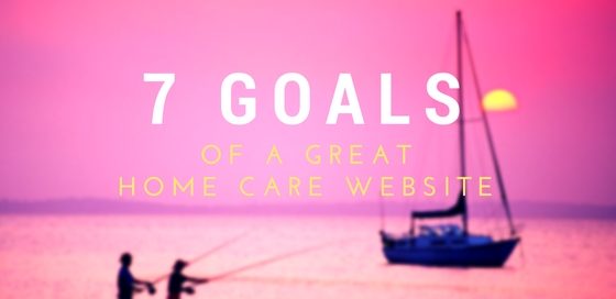 7 goals home care website