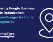 A location marker represents Google Business Profile optimization.